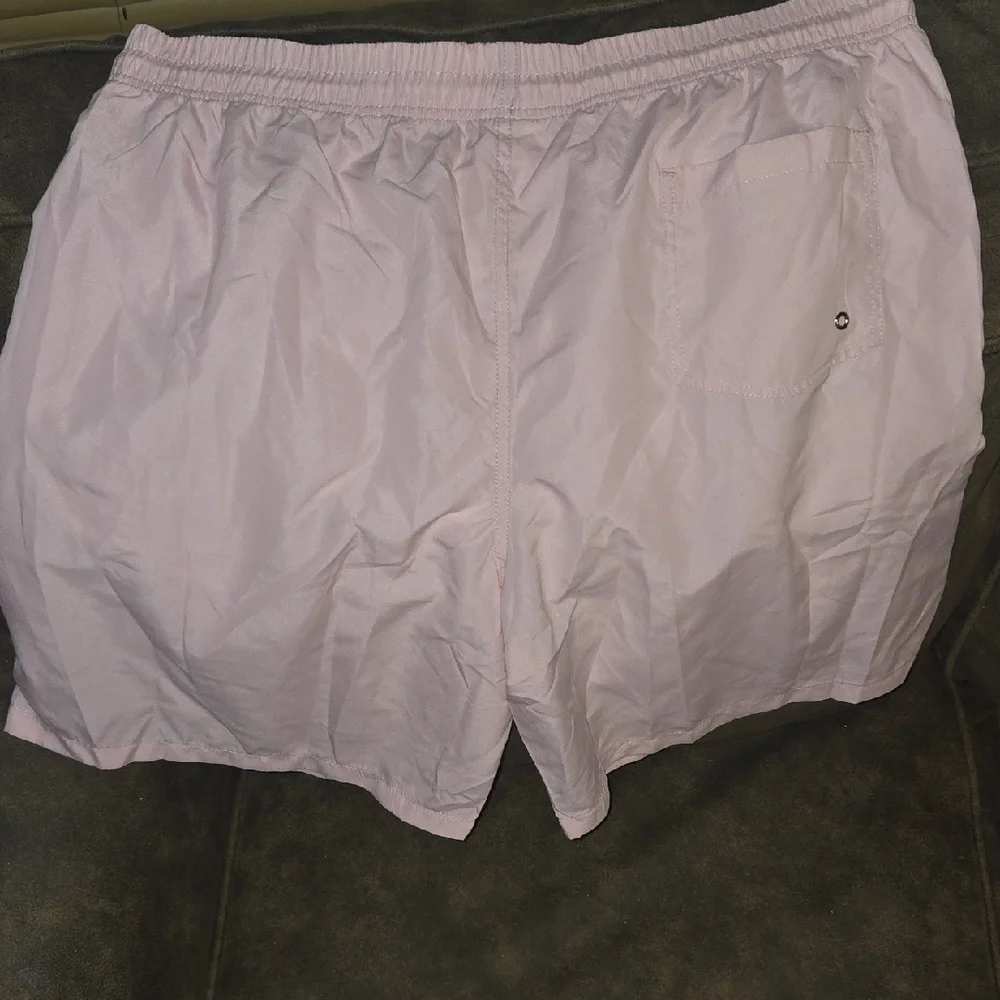 Light Pink Drawstring Shorts - Picture 3 of 4